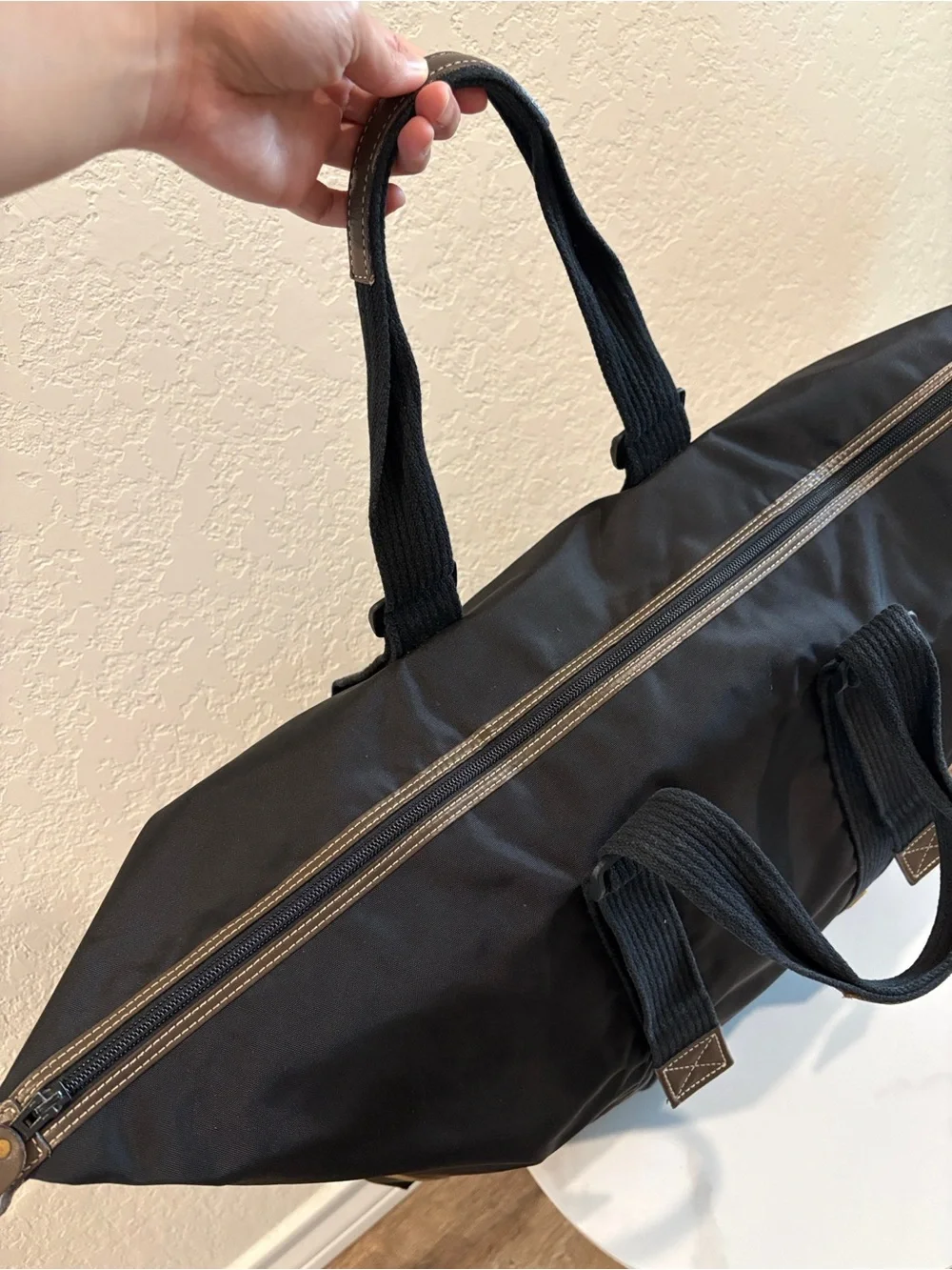 Dunhill Black Unisex Weekend Travel Tote Bag